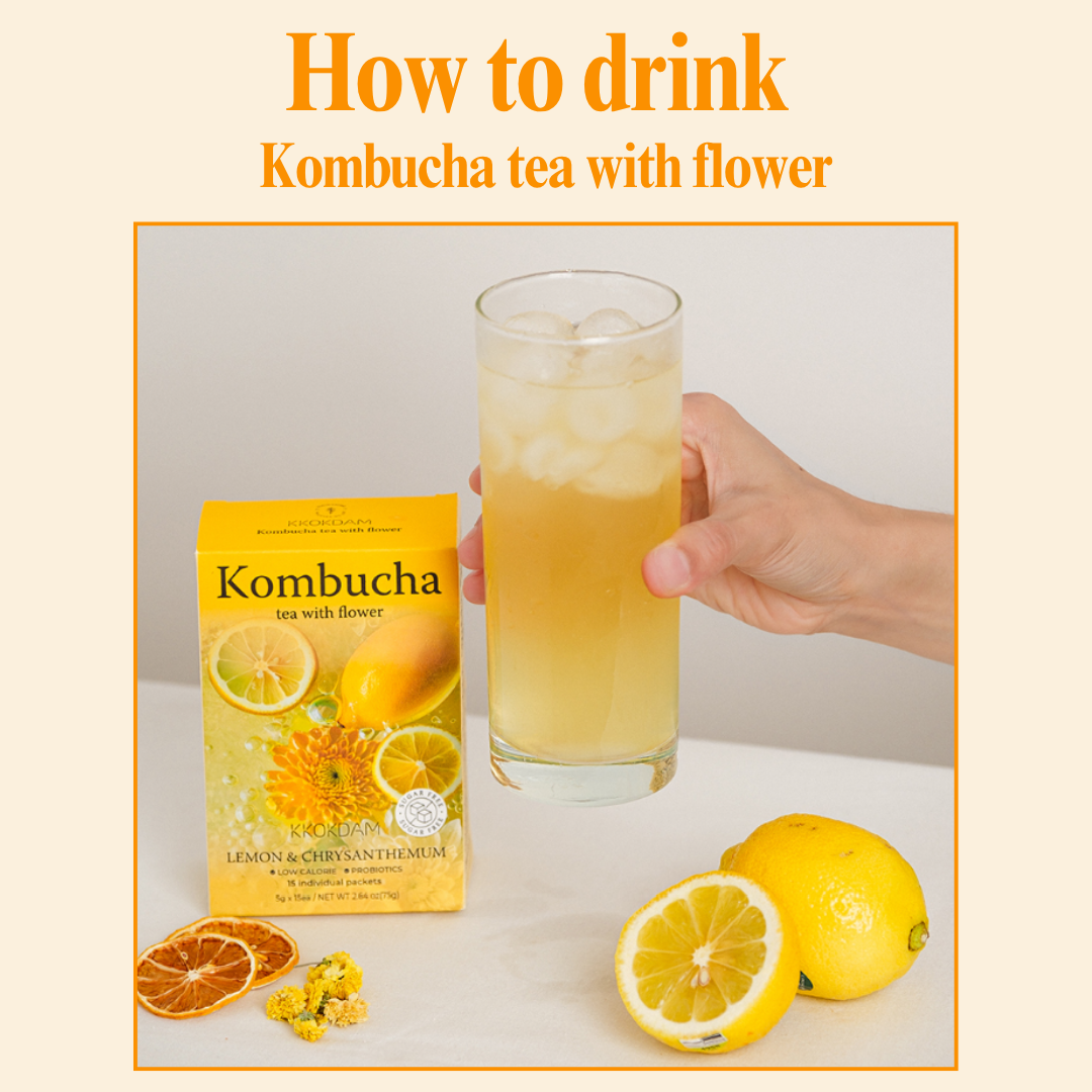 Daily Glow Kombucha – 17 Probiotics with Flower Blend
