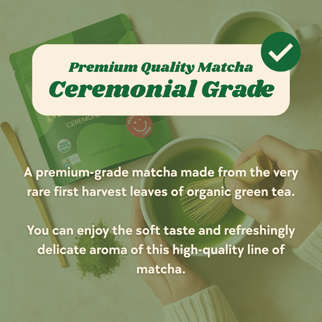 Matcha Organic Ceremonial Green Tea Powder